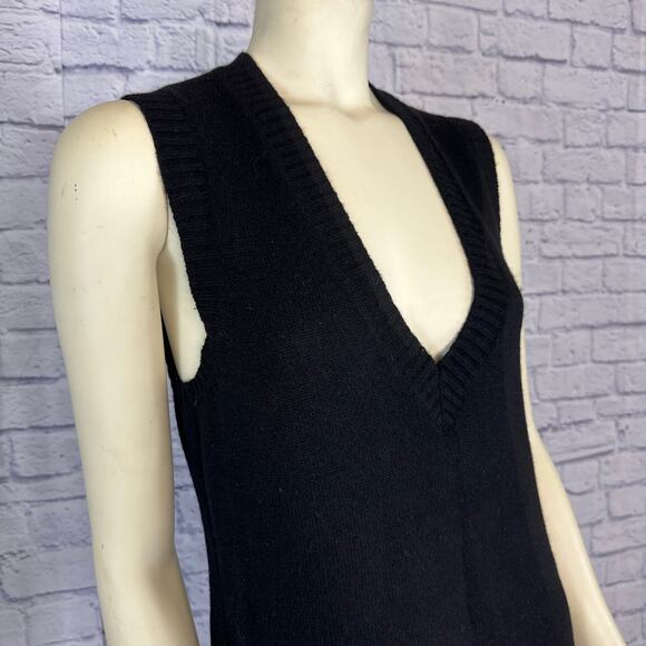 Lauren Ralph Lauren Cashmere & wool black dress size Large - Picture 2 of 14